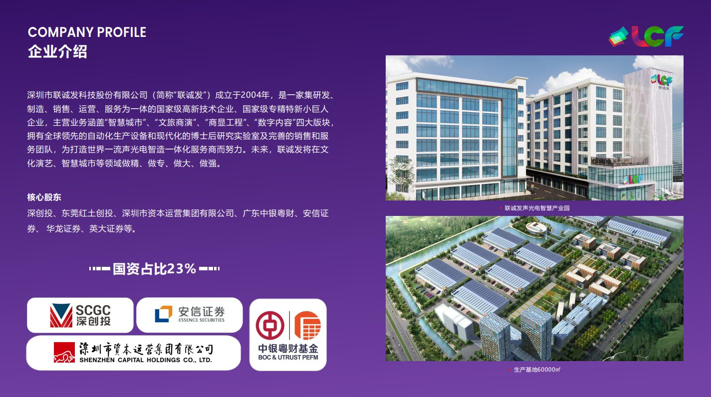 聯誠發LCF公司簡介